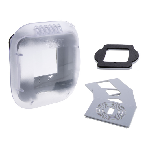 Tork Turtle Extra Duty In-Use Weatherproof Outlet Cover Dual Gang Vertical/Horizontal Configuration 2.75 Inch Deep (XD213C)