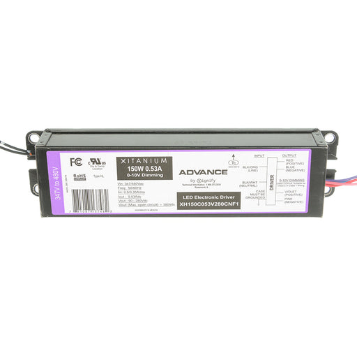 Advance XH150C053V280CNF1M Xitanium 150W Dimming And Fixed Output Outdoor LED Driver 347V-480V (929000724713)