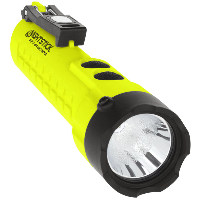 Nightstick Intrinsically Safe Dual-Light Flashlight With Magnets 3 AA Not Included Green Atex (XPP-5422GMXA)