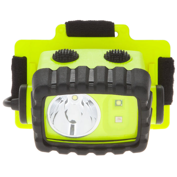 Nightstick Safety Rated Intrinsically Safe LED Headlamp With White And Green LEDS-Green (XPP-5458G)