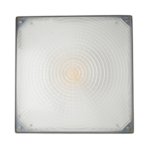 Trace-Lite Slim Die-Cast LED Canopy Wattage/CCT Selectable 40W-60W-75W 3000K-4000K-5000K 80 CRI 120-277Vac Dimming Driver Bronze Finish (ECX-75-CP-BR)