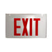2-Face Red Silver Mylar Exit Sign Panel