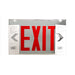 2-Face Red Silver Mylar Exit Sign Panel