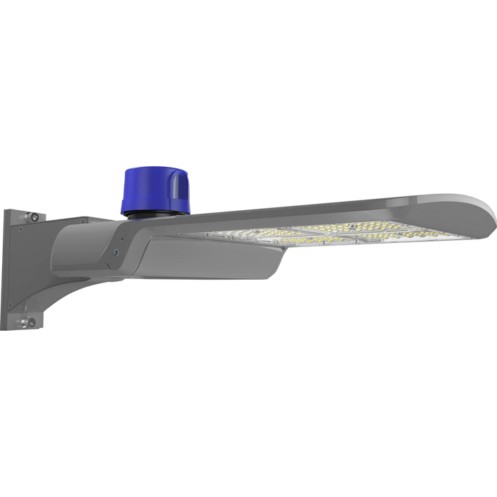 RAB LED Area Light A17 3-Way 150W/120W/100W CCT Selectable 3000K/4000K/5000K 120-277V 0-10V Dimming Roadway Gray (A17XFU150RG)