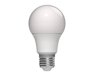 RAB LED Bulb A19 8.5W 60W Equivalent 800Lm E26 Base 90 CRI 2200K-3000K Dimmable (A19-8-E26-922/30-WGD)