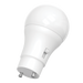 RAB 8W LED A19 Bulb CCT Selectable 2700K/3000K/3500K/4000K/5000K 90 CRI 120V GU24 Base (A19-8-GU24-9CCT-DIM)