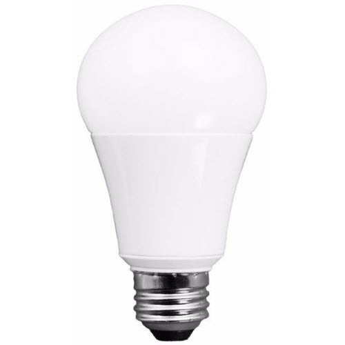 TCP LED A-Lamp Series 13W A19 Dimmable 25000 Hours 75W Equivalent 2700K 1100Lm E26 Base Omnidirectional Frost California Qualified (L75A19D2527KCQ)