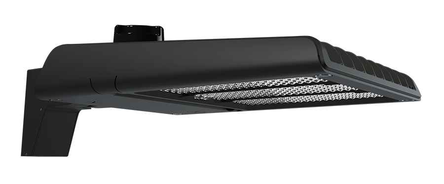 RAB A22 LED Area Light Type IV Wattage Selectable 200W/180W/160W 3000K 480V 0-10V Dimming Black (A22-4T200YB/480)