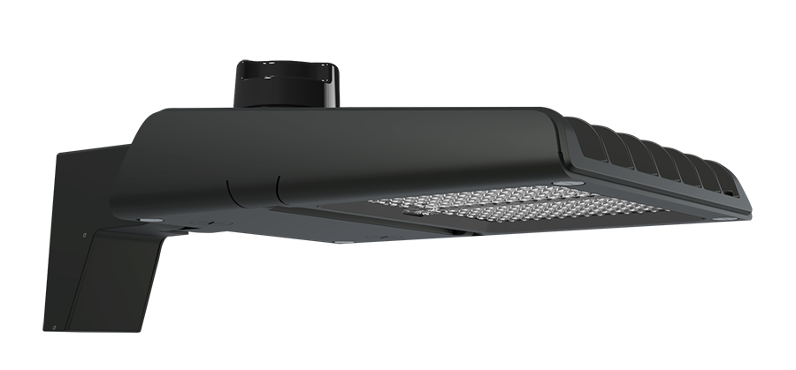 RAB A22 LED Area Light Type V Wattage Selectable 70W/60W/50W 3000K 120-277V 0-10V Dimming Black (A22-5T70YB)