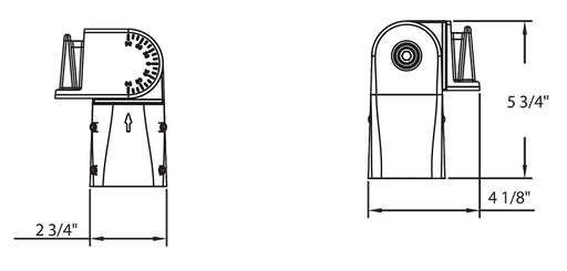 RAB A22 Field Adjustable Area Light Slipfitter Bronze (A22SF)