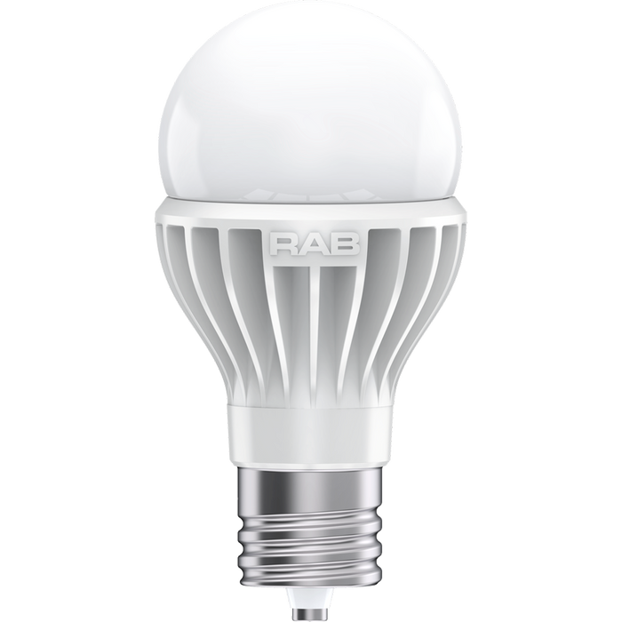 RAB LED A23 Lamp EX39 Base Wattage/CCT Selectable 24W/19W/14W 3000K/4000K/5000K 80 CRI 120-277V (A23-24S-EX39-8CCT-DIM-UNV)