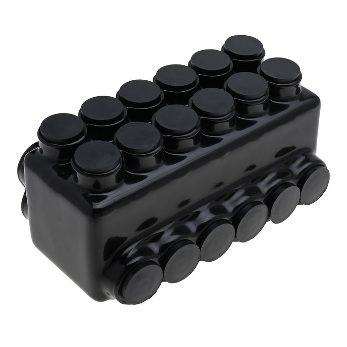 NSI 600 MCM - 6 AWG Stacked Polaris Insulated Multi-Tap Connector 12-Port [Double Sided Entry] (IPLDS600-12)