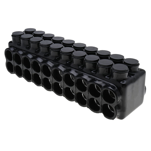 NSI 750Mcm-1/0 AWG Stacked Polaris Insulated Multi-Tap Connector 20-Port [Double Sided Entry] (IPLDS750-20)