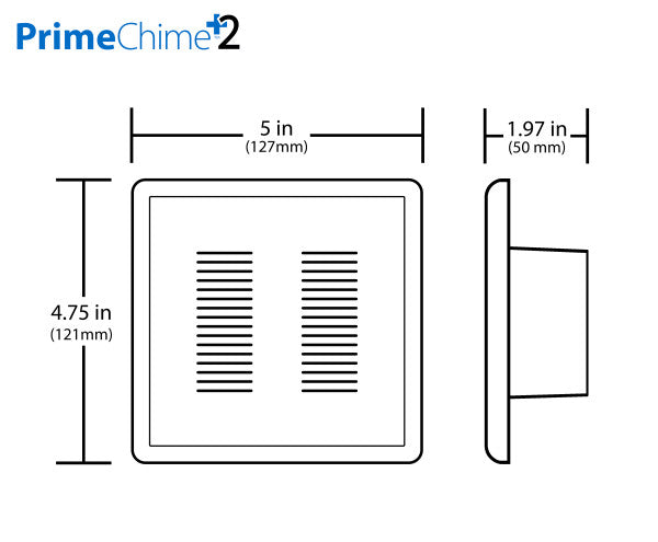 NICOR PrimeChime Plus 2 Video Compatible Doorbell Chime Kit With ecobee Adapter Matte White (PRCP2EB)