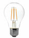 Aamsco Hybrid LED A19 Lamp 4W 35Lm Medium Screw Clear (LED-4W-A19HYBRID-DIM)