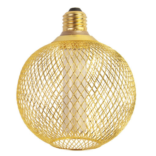 TCP Accents Pendant Light LED Mesh Round Cage Pillar 3.5W 195Lm 3000K 120V Dimmable (ACBPRMGD30K)