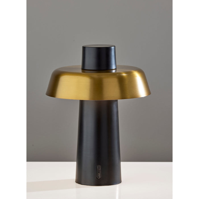 Adesso ADS360 Pirlo LED Cordless Table Lamp Black (AD9204-01)