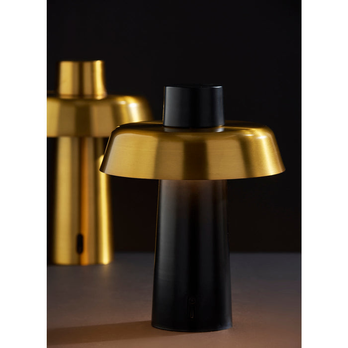 Adesso ADS360 Pirlo LED Cordless Table Lamp Black (AD9204-01)