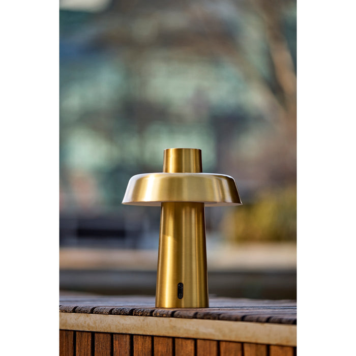 Adesso ADS360 Pirlo LED Cordless Table Lamp Antique Brass (AD9204-21)