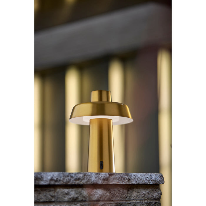 Adesso ADS360 Pirlo LED Cordless Table Lamp Antique Brass (AD9204-21)