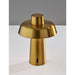Adesso ADS360 Pirlo LED Cordless Table Lamp Antique Brass (AD9204-21)