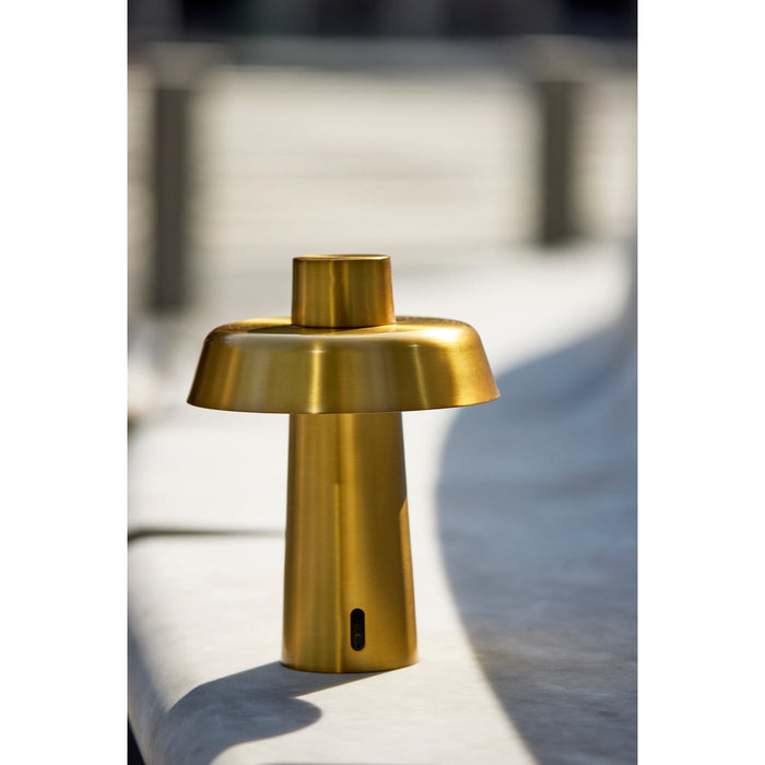 Adesso ADS360 Pirlo LED Cordless Table Lamp Antique Brass (AD9204-21)