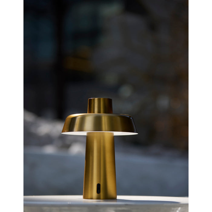 Adesso ADS360 Pirlo LED Cordless Table Lamp Antique Brass (AD9204-21)