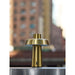 Adesso ADS360 Pirlo LED Cordless Table Lamp Antique Brass (AD9204-21)