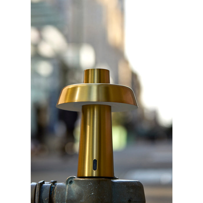 Adesso ADS360 Pirlo LED Cordless Table Lamp Antique Brass (AD9204-21)
