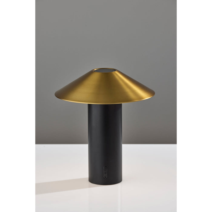 Adesso ADS360 Pina LED Cordless Table Lamp Black (AD9205-01)