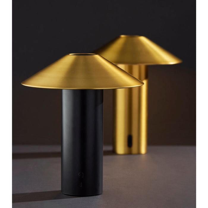 Adesso ADS360 Pina LED Cordless Table Lamp Black (AD9205-01)