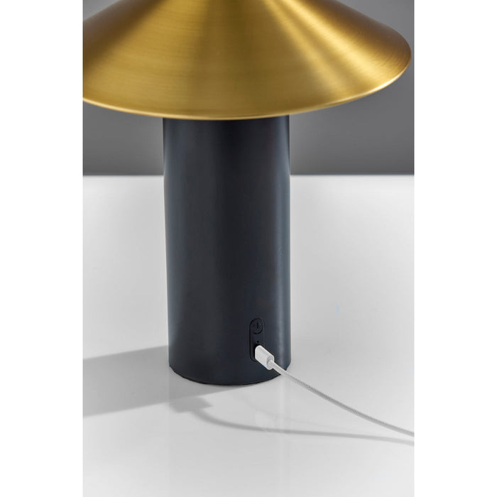 Adesso ADS360 Pina LED Cordless Table Lamp Black (AD9205-01)