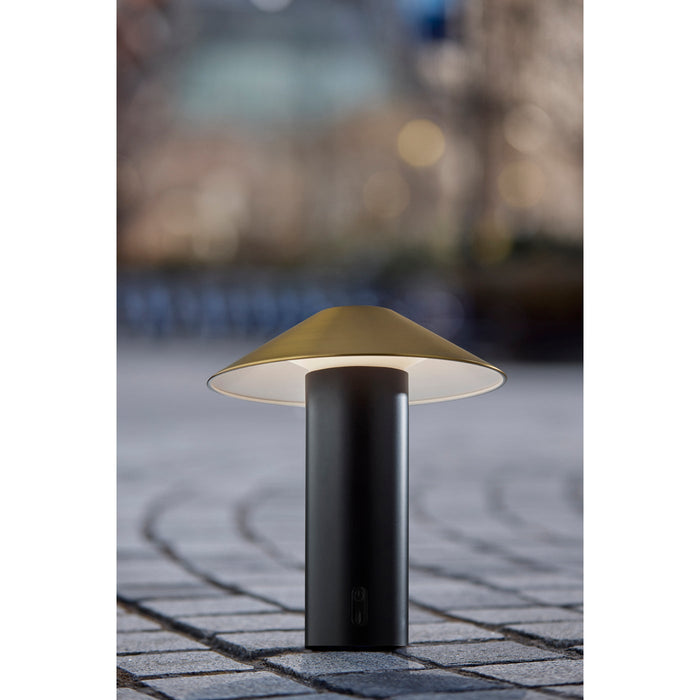 Adesso ADS360 Pina LED Cordless Table Lamp Black (AD9205-01)