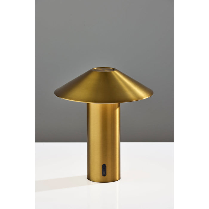Adesso ADS360 Pina LED Cordless Table Lamp Antique Brass (AD9205-21)