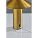 Adesso ADS360 Pina LED Cordless Table Lamp Antique Brass (AD9205-21)