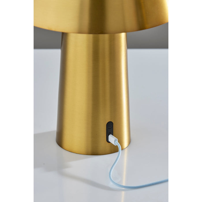 Adesso ADS360 Pina LED Cordless Table Lamp Antique Brass (AD9205-21)