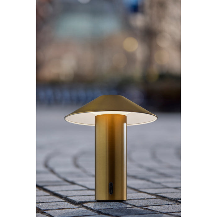 Adesso ADS360 Pina LED Cordless Table Lamp Antique Brass (AD9205-21)