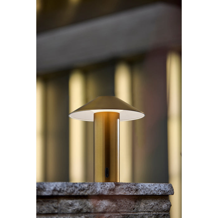 Adesso ADS360 Pina LED Cordless Table Lamp Antique Brass (AD9205-21)
