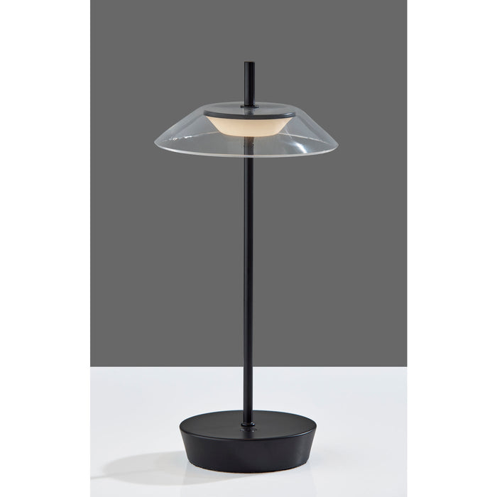 Adesso ADS360 Ako LED Cordless Table Lamp Black (AD9206-01)