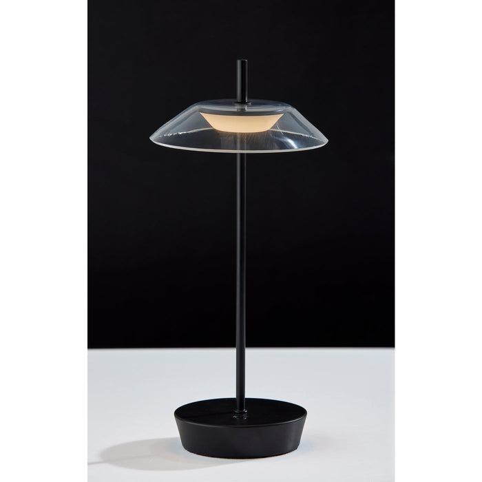Adesso ADS360 Ako LED Cordless Table Lamp Black (AD9206-01)