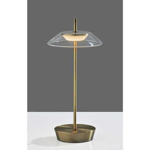 Adesso ADS360 Ako LED Cordless Table Lamp Antique Brass (AD9206-21)