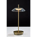 Adesso ADS360 Ako LED Cordless Table Lamp Antique Brass (AD9206-21)