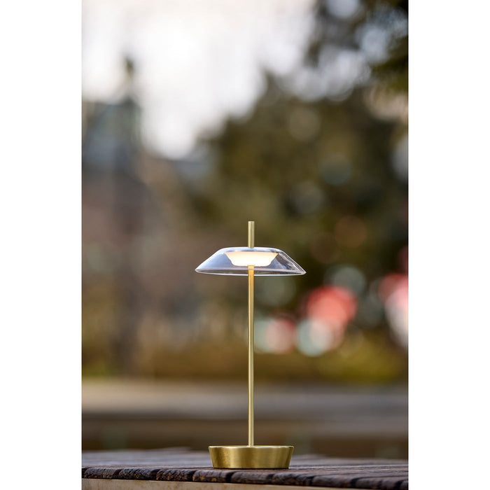 Adesso ADS360 Ako LED Cordless Table Lamp Antique Brass (AD9206-21)