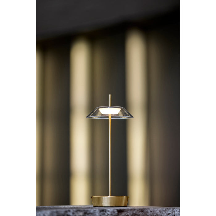Adesso ADS360 Ako LED Cordless Table Lamp Antique Brass (AD9206-21)