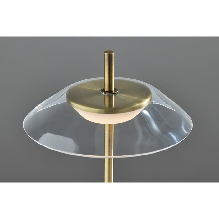 Adesso ADS360 Ako LED Cordless Table Lamp Antique Brass (AD9206-21)