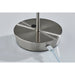 Adesso ADS360 Ako LED Cordless Table Lamp Steel (AD9206-22)