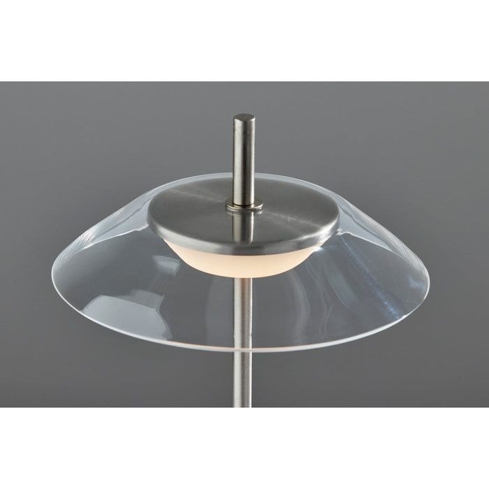Adesso ADS360 Ako LED Cordless Table Lamp Steel (AD9206-22)