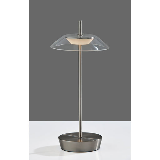 Adesso ADS360 Ako LED Cordless Table Lamp Steel (AD9206-22)