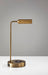 Adesso Antique Brass Kaye Adesso Charge LED Desk Lamp-Antique Brass Tube Shade And 63 Inch Clear Cord And On/Off Rotary Switch On Base (3162-21)