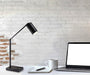 Adesso Black Painted Metal Colby LED Desk Lamp-Black Painted Metal Cylinder Shade And 84 Inch Black Cord And Touch Dimmer (4274-01)